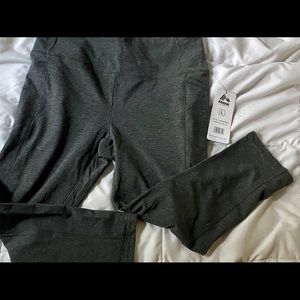 RBX Women’s Athletic Capri Fitness Gray Pants